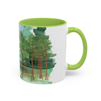 Dad Time Coffee Mug — Scenic Forest Father’s Day Accent Mug (11/15oz)