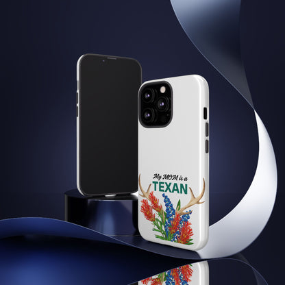 Texas MOM Phone Case - Tough & Stylish Floral Design