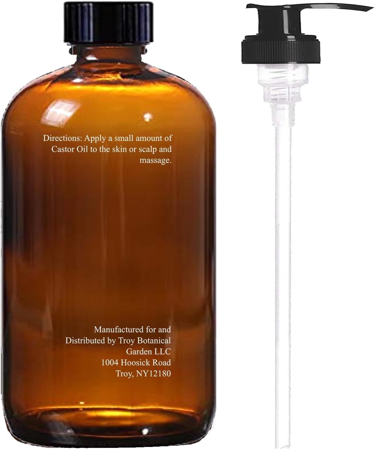 Castor Oil 16 Fl Oz (Glass Bottle) - Original Unrefine0% Pure and Natural, Cold Pressed, and Hexane-Free - Hair Oil, Body Oil