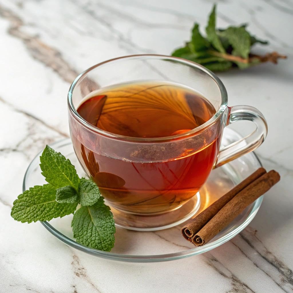 Gardenika Organic Flamma-tea Loose Leaf Tea | Premium Turmeric Ginger Blend with Cinnamon, Peppermint & Black Pepper | 100% Natural, Caffeine Free Herbal Wellness Tea | 4oz (113g)
