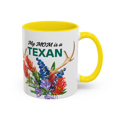 Texas MOM Coffee Mug - 11oz & 15oz Accent Cups