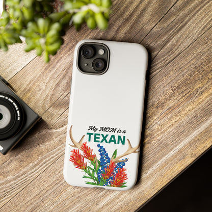 Texas MOM Phone Case - Tough & Stylish Floral Design
