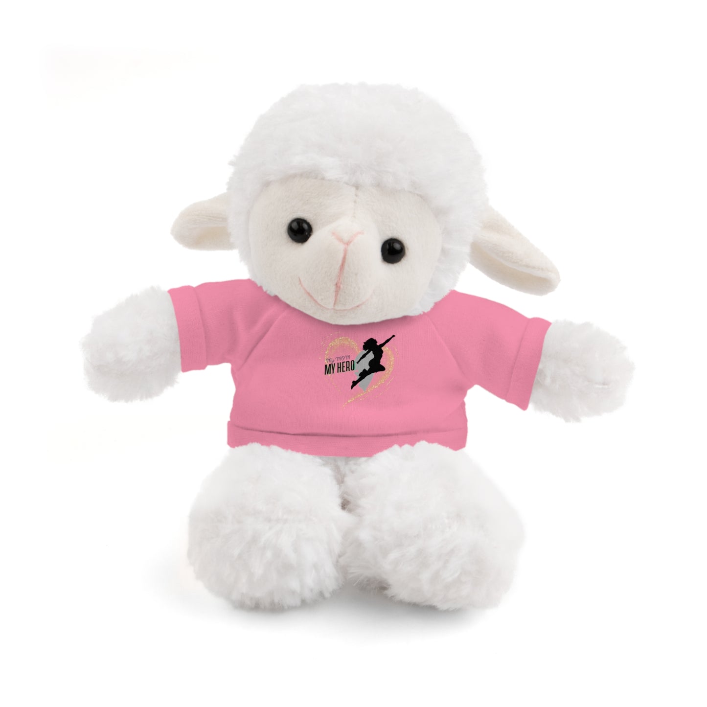 Hero MOM Stuffed Animal with T-Shirt – Customizable Gift for Kids & Collectors