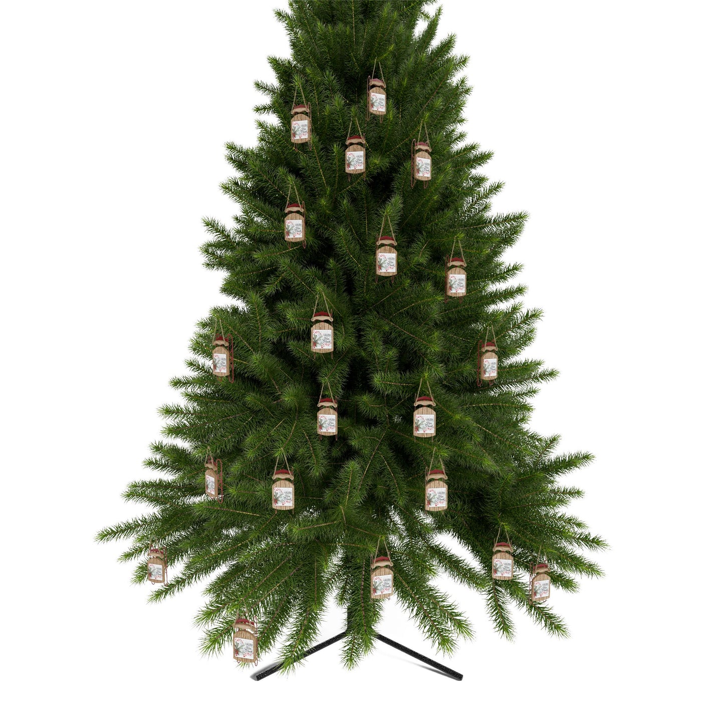 Her Heart is...Sled Ornaments