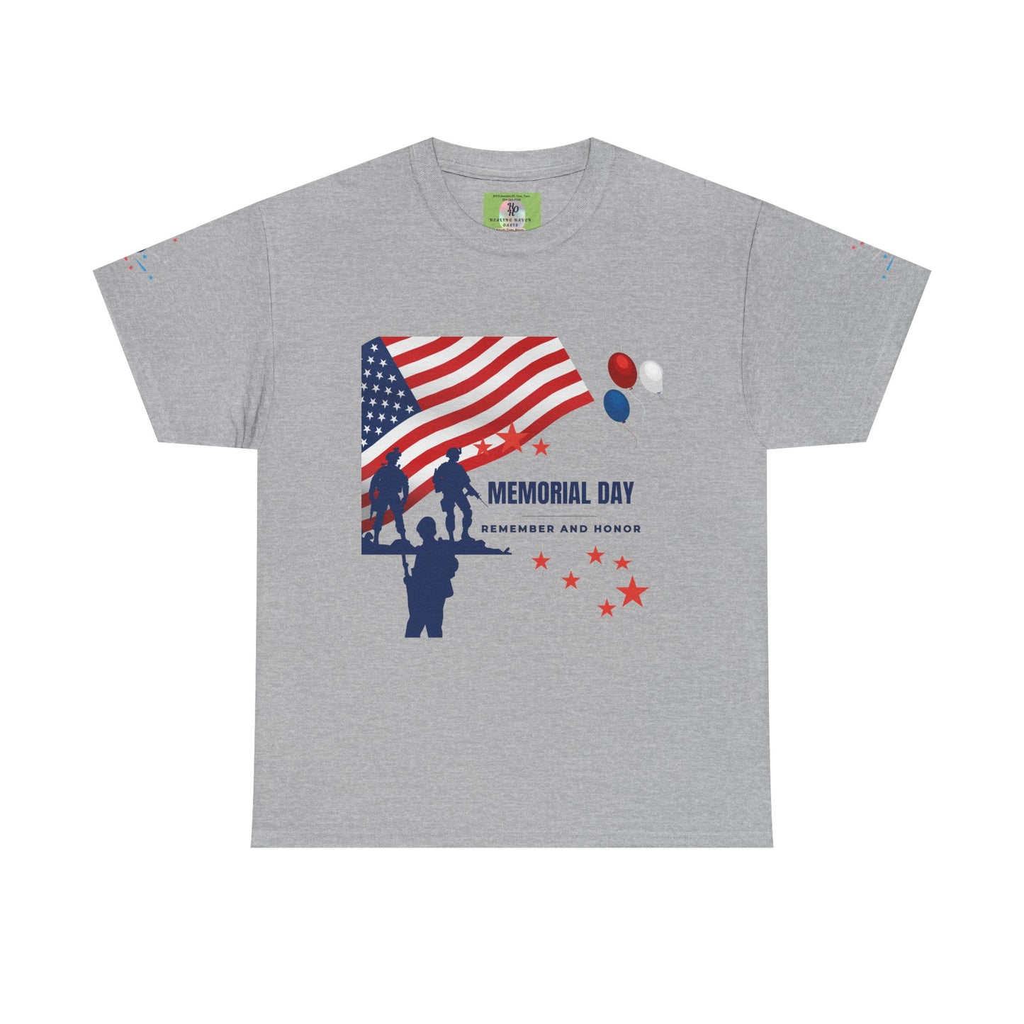 Memorial Day Tribute Tee, Unisex Cotton Shirt, Veterans Day Gift, Patriotic T-shirt, Remembrance Apparel