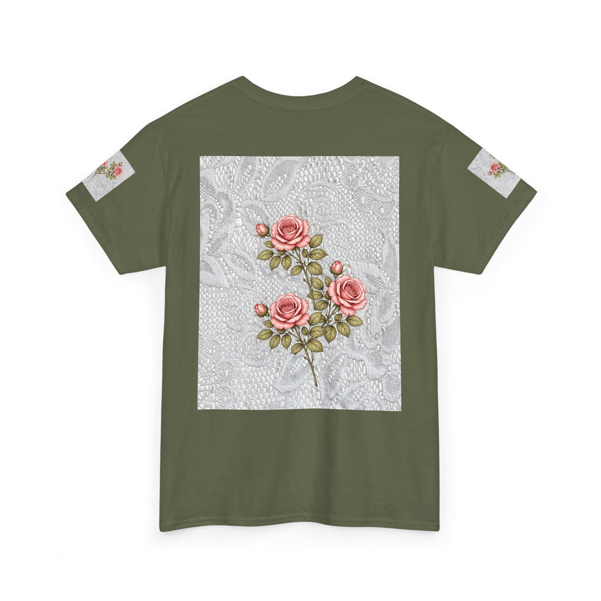 Shabby Chic Rose Floral T-Shirt