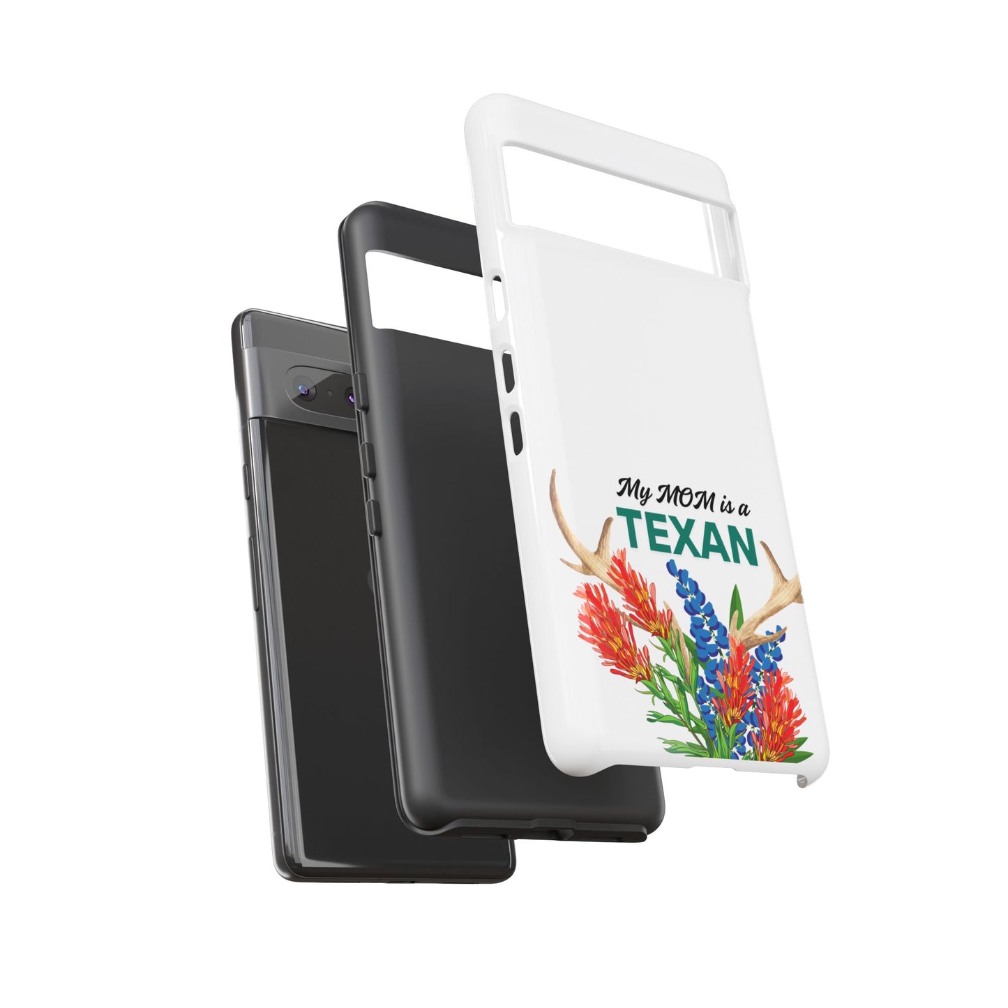 Texas MOM Phone Case - Tough & Stylish Floral Design
