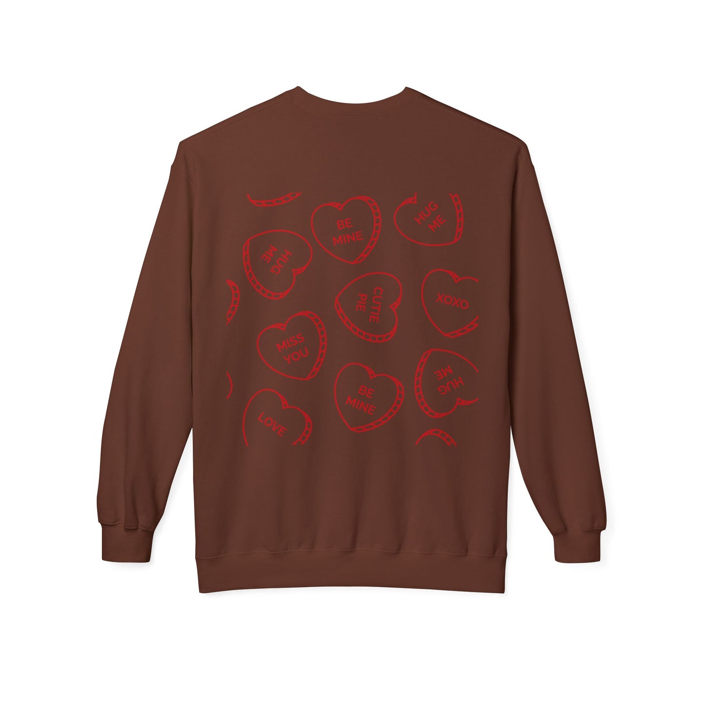 Love You Unisex Midweight Softstyle Fleece Crewneck Sweatshirt