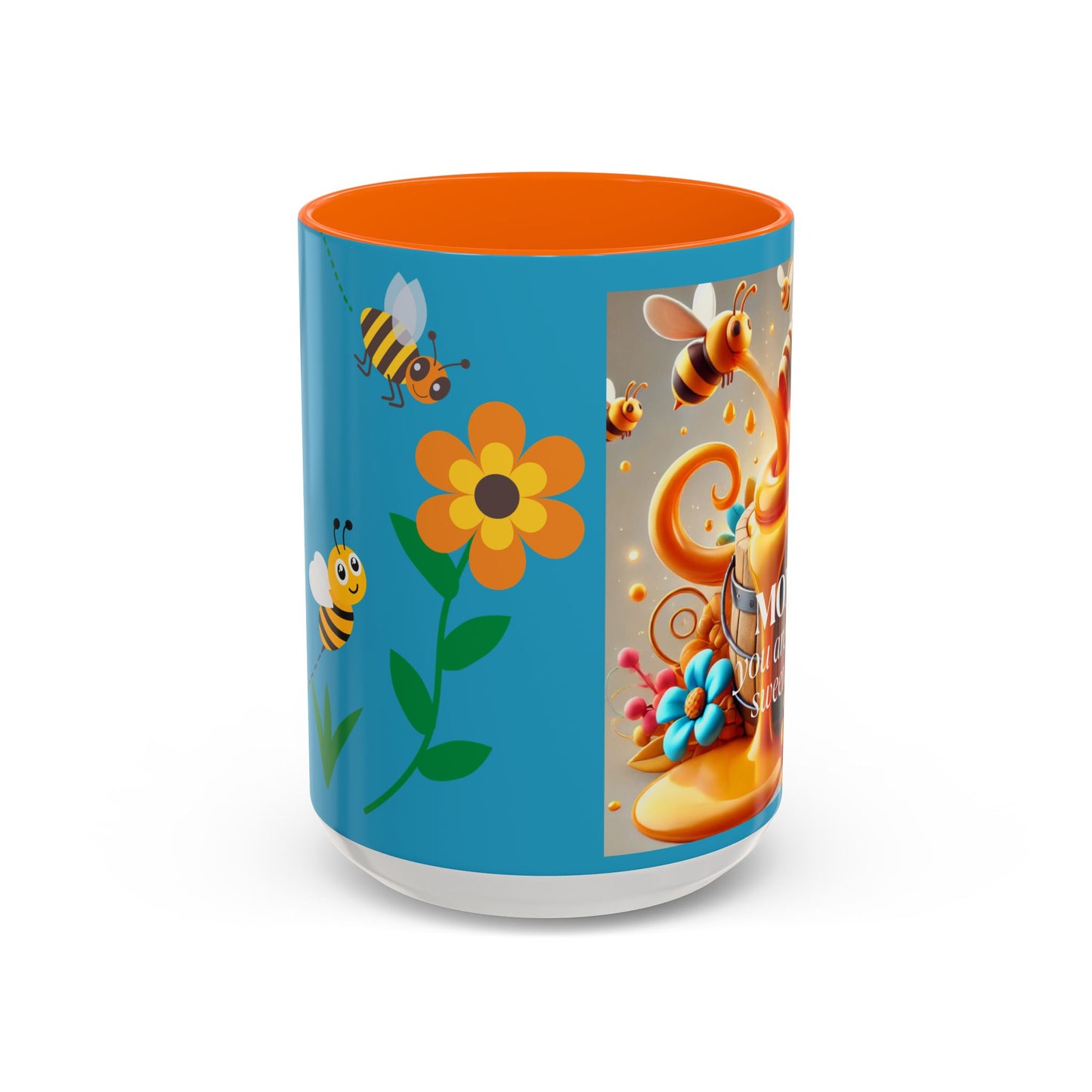 Sweetest Mom Coffee Mug - Bee & Honey Design - Perfect Gift for Mother's Day