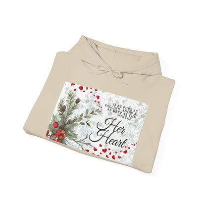 'Her Heart' Floral Winter Holiday Pullover