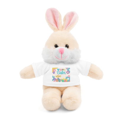 Happy Easter Stuffed Animal with T-Shirt