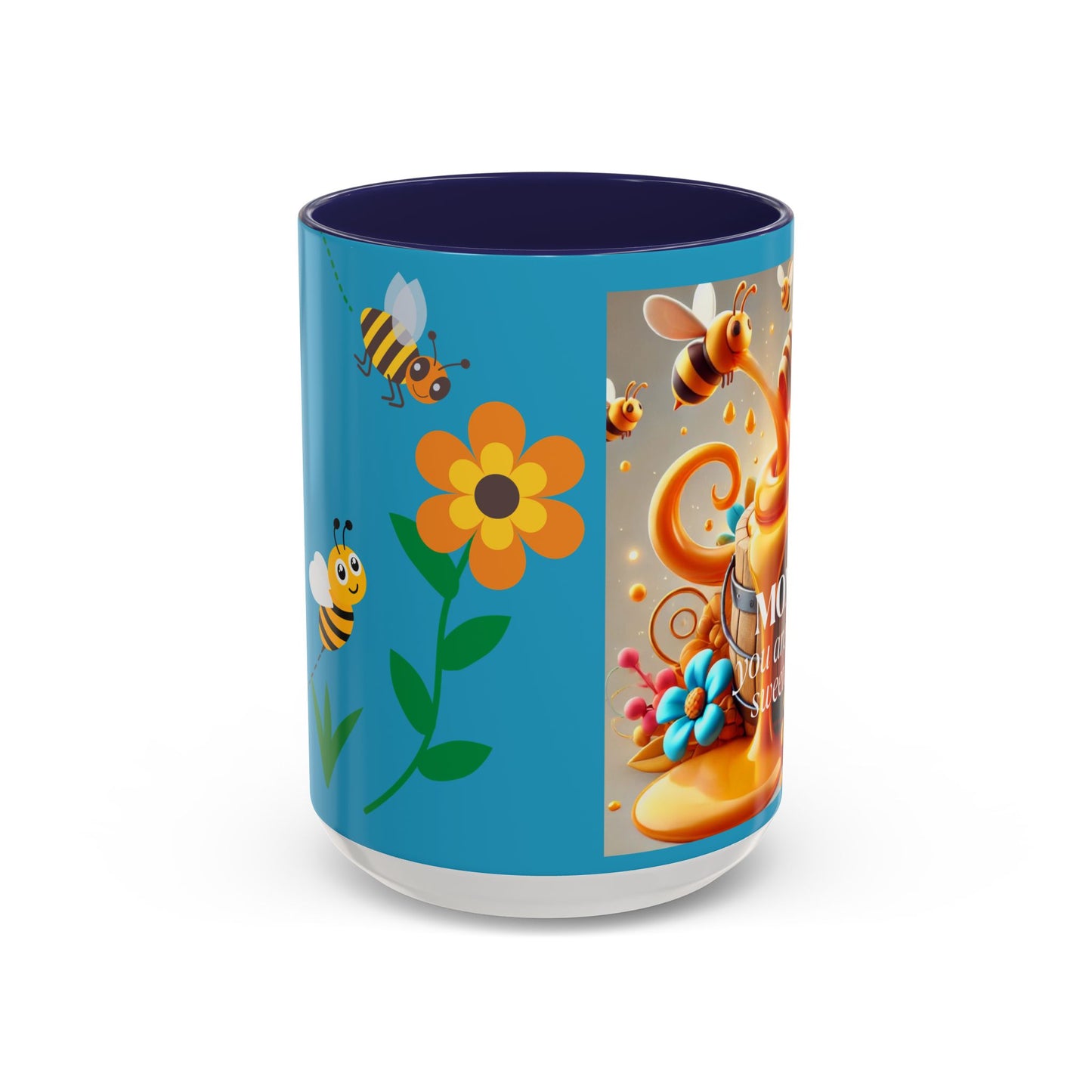 Sweetest Mom Coffee Mug - Bee & Honey Design - Perfect Gift for Mother's Day