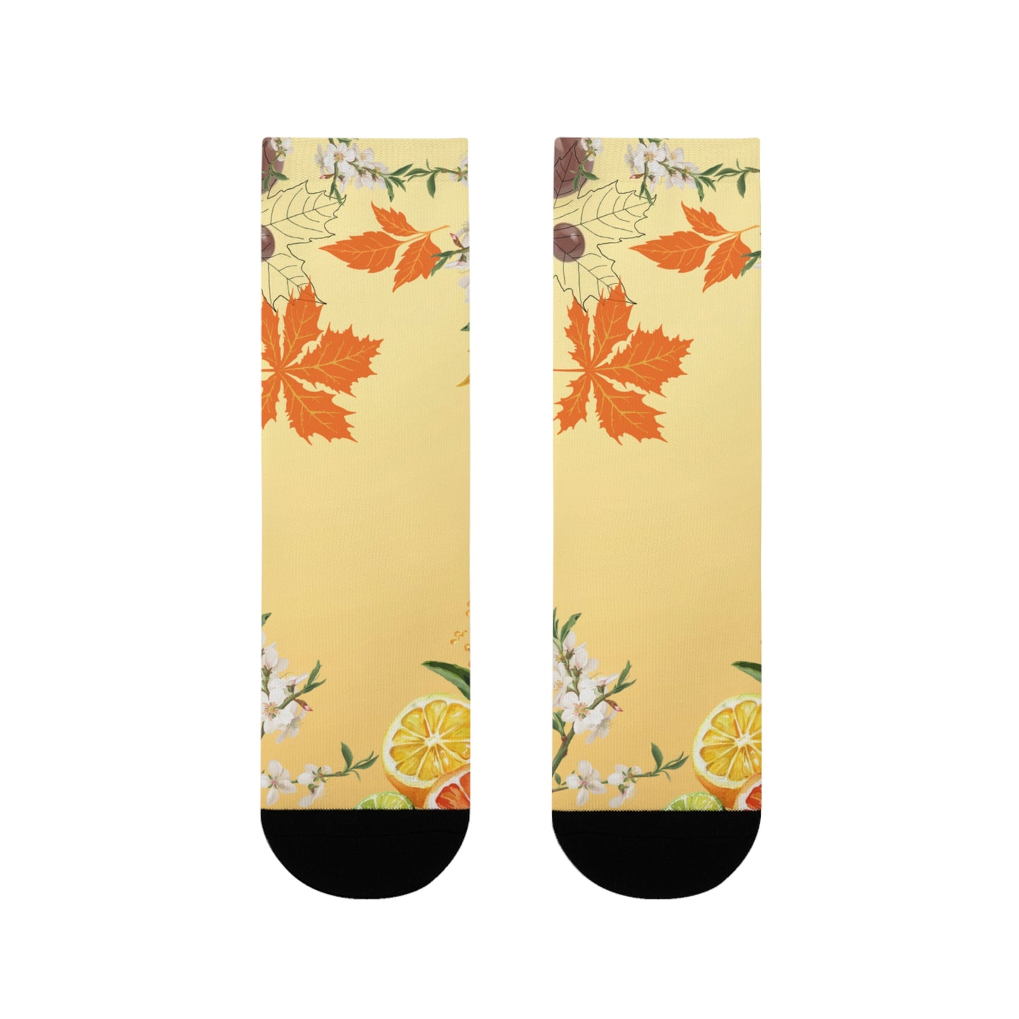 Whispering Maple Crew Socks - Cozy Everyday Essentials, Gift for Her, Stylish Footwear, Fun Accessories