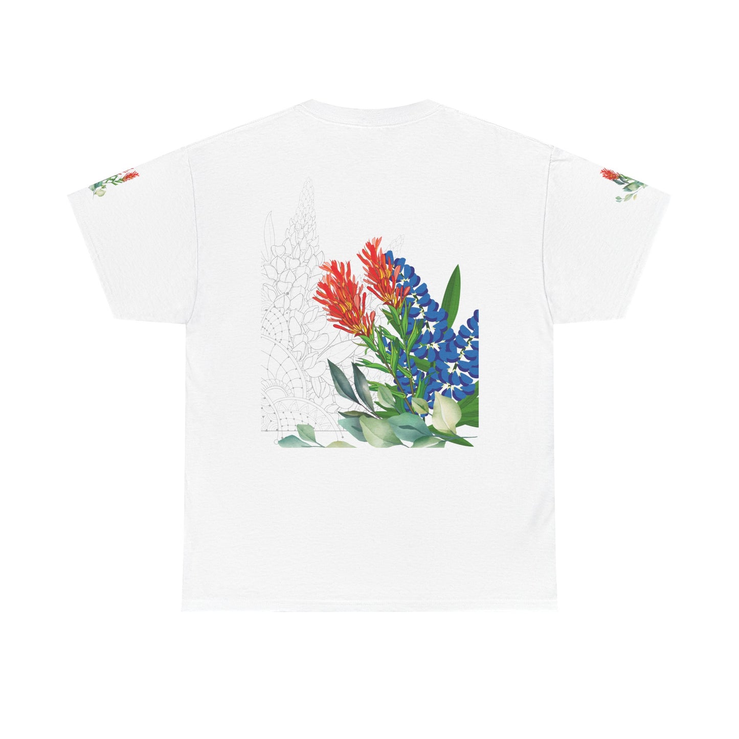 Floral Love Happens Unisex Heavy Cotton Tee