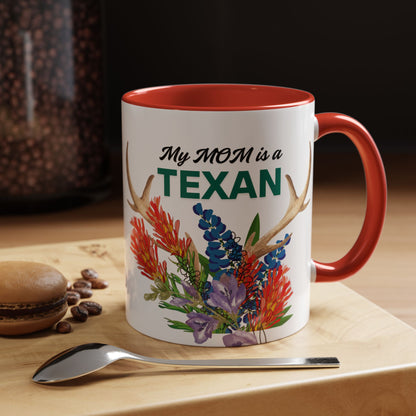 Texas MOM Coffee Mug - 11oz & 15oz Accent Cups