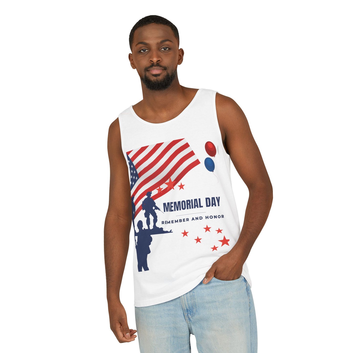 Memorial Day Tank Top, Unisex Independence Day Tee, Summer BBQ Apparel, Veterans Day Clothing