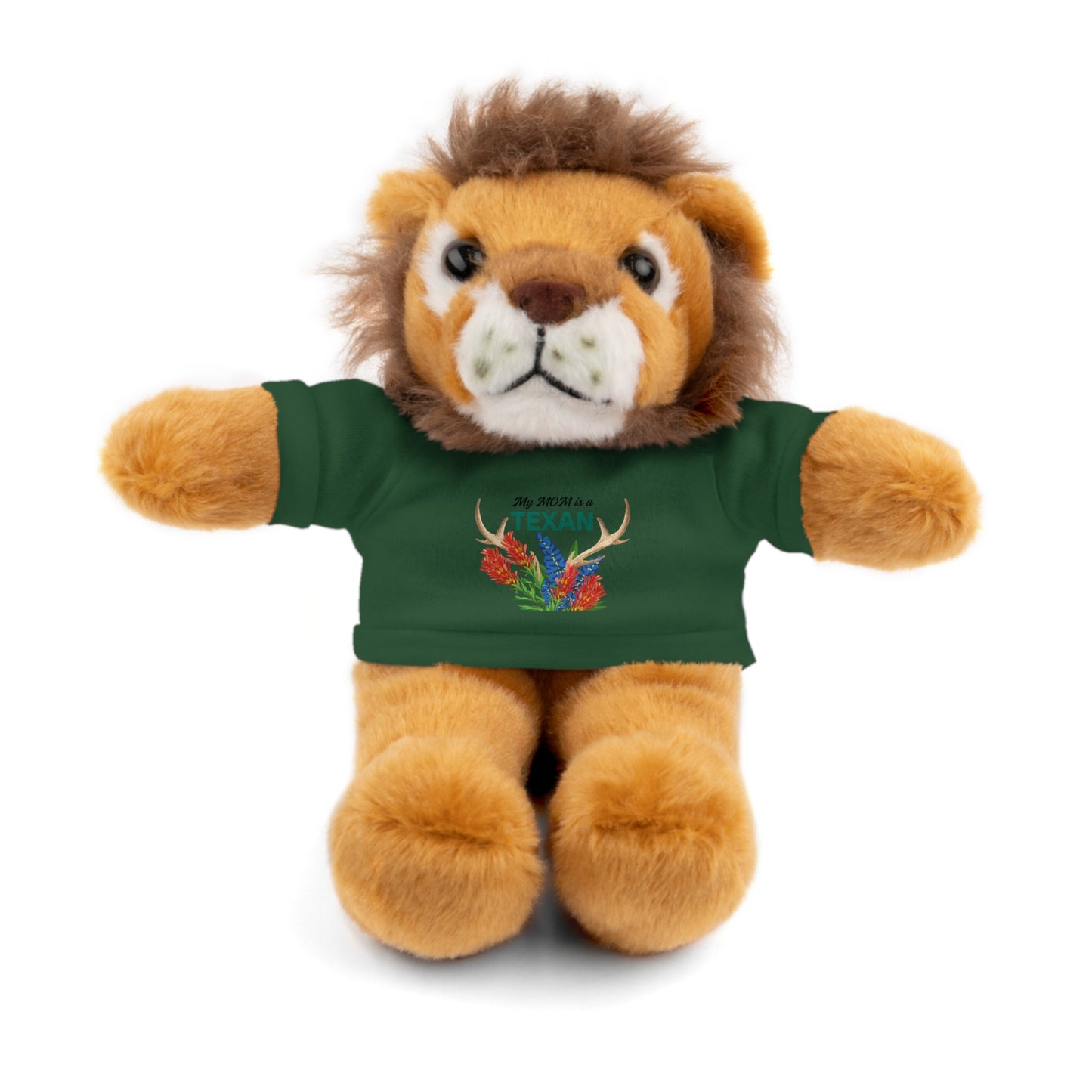 Texas MOM-Themed Stuffed Animal with Tee - Perfect Gift for Kids and Collectors