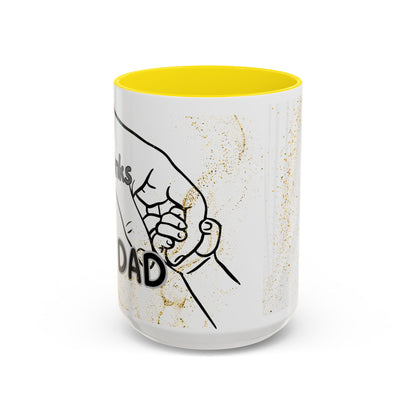 Thanks Dad Accent Coffee Mug — 'Thanks Dad' Father's Day Gift