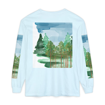 Dad Time Long Sleeve Tee — Father & Kids Nature Camp Shirt