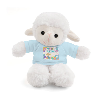 Happy Easter Stuffed Animal with T-Shirt