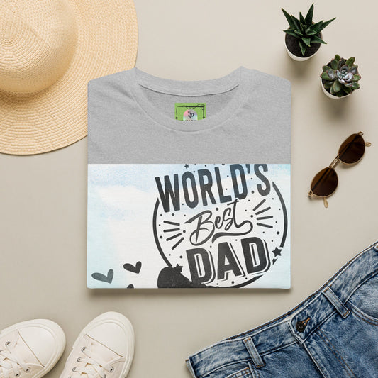 World's Best Dad T-Shirt — Dad & Child Silhouette Father’s Day Tee