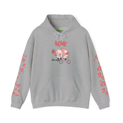 Love Always Cuddly Unisex Heavy Blend™ Hooded Sweatshirt