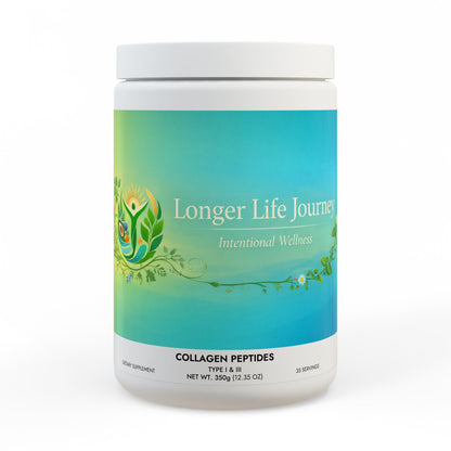 Collagen Peptides Type I & III Supplement (350g, 12.3oz)