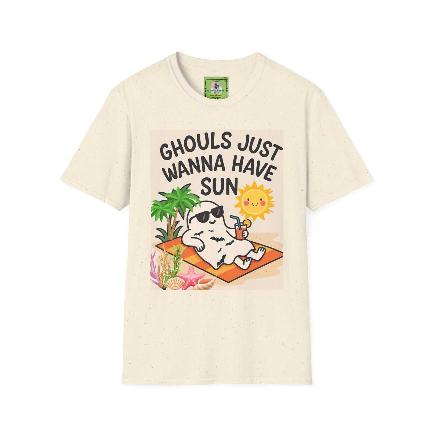 Ghouls Just Wanna Have Sun Shirt | Unisex Softstyle Tee | Summer Vibes, Beachwear, Fun Gift, Tropical T-Shirt