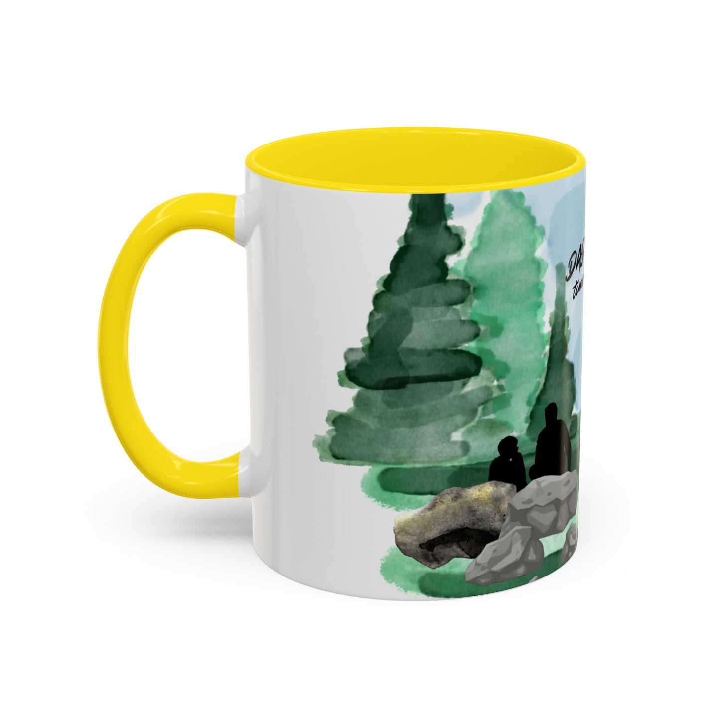 Dad Time Coffee Mug — Scenic Forest Father’s Day Accent Mug (11/15oz)