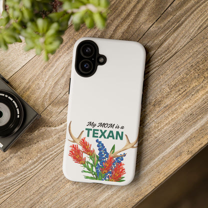 Texas MOM Phone Case - Tough & Stylish Floral Design