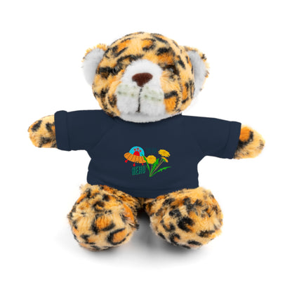 MOM is my Hero Stuffed Animal Tee Bear - Perfect Gift for Kids & Celebrations