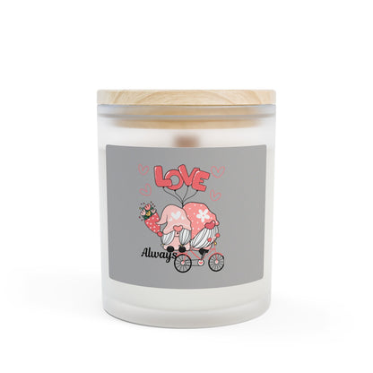 Love Always Frosted Glass Candle — 11oz Scented Candle