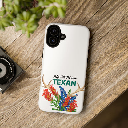 Texas MOM Phone Case - Tough & Stylish Floral Design
