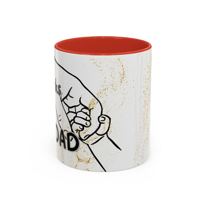 Thanks Dad Accent Coffee Mug — 'Thanks Dad' Father's Day Gift