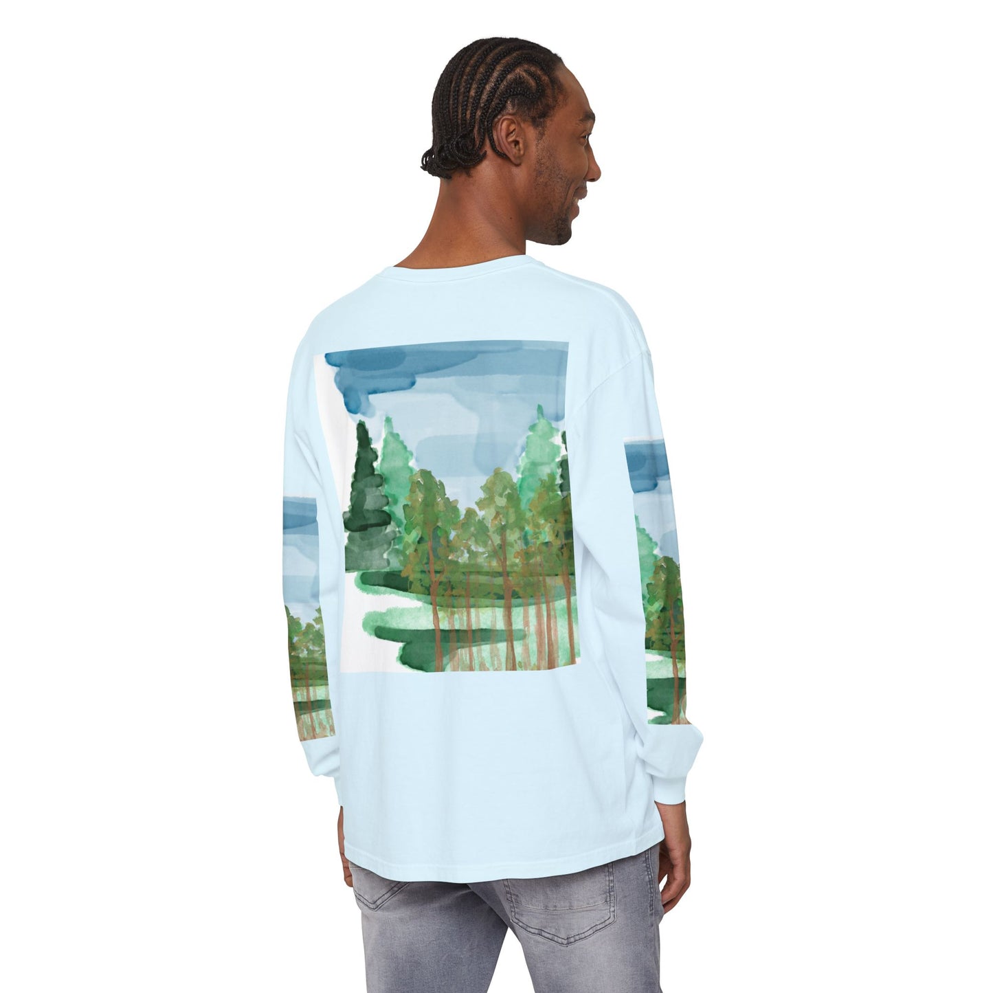 Dad Time Long Sleeve Tee — Father & Kids Nature Camp Shirt