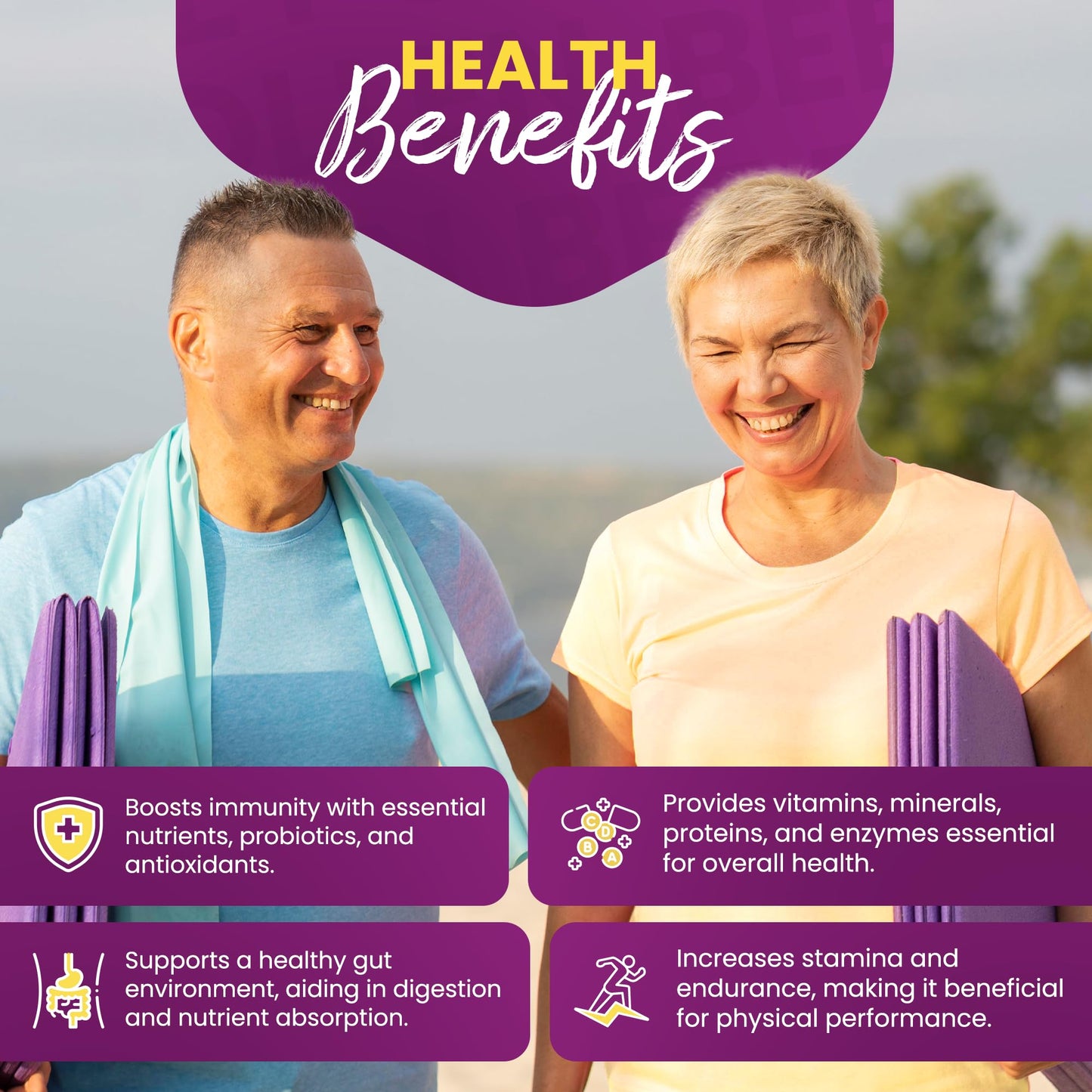 HONEYBEEZONE-Bee Bread Capsules – Nutrient-Rich Superfood for Energy Boost, Immune Support Supplement | Non-GMO, Gluten-Free, 60 Easy-to-Swallow Veggie Capsules