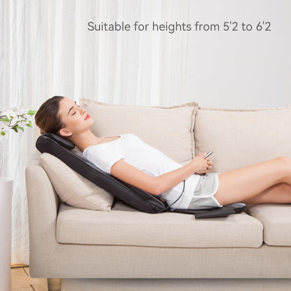 Shiatsu Massage Cushion with Heat Massage Chair Pad Kneading Back Massager for Home Office Seat use