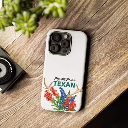 Texas MOM Phone Case - Tough & Stylish Floral Design
