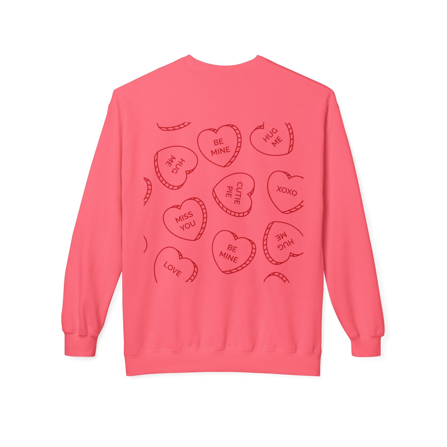 Love You Unisex Midweight Softstyle Fleece Crewneck Sweatshirt