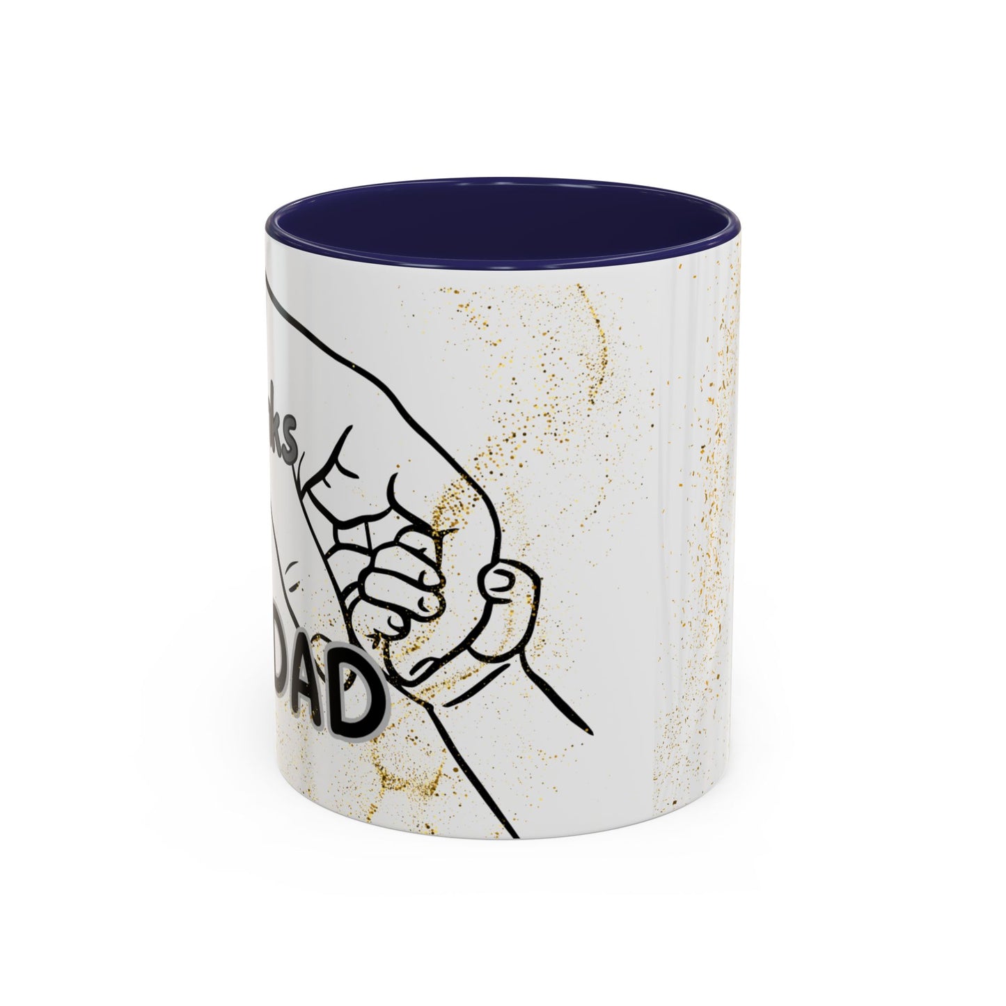 Thanks Dad Accent Coffee Mug — 'Thanks Dad' Father's Day Gift