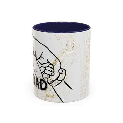Thanks Dad Accent Coffee Mug — 'Thanks Dad' Father's Day Gift