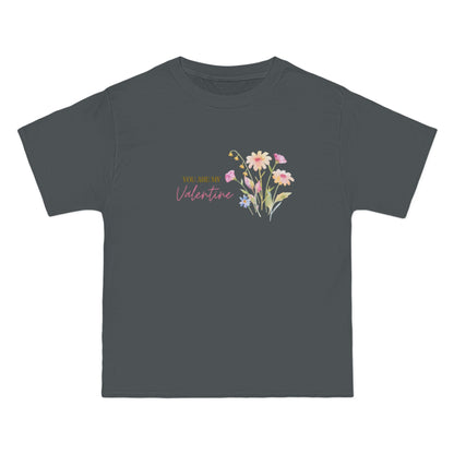 You Are My Valentine Short-Sleeve T-Shirt — Classic Plain Crewneck Tee