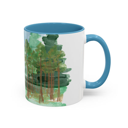 Dad Time Coffee Mug — Scenic Forest Father’s Day Accent Mug (11/15oz)