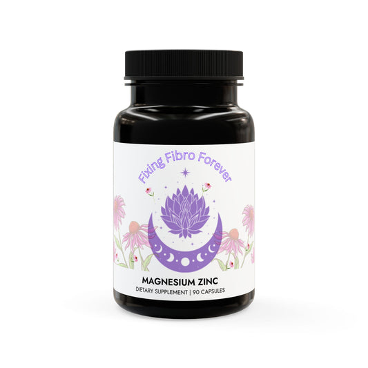Mega Magnesium Zinc Supplement (90 Capsules)