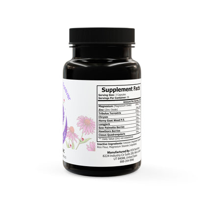 Mega Magnesium Zinc Supplement (90 Capsules)