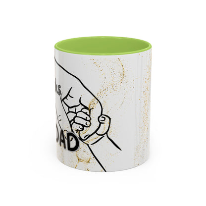 Thanks Dad Accent Coffee Mug — 'Thanks Dad' Father's Day Gift
