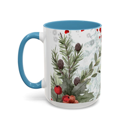 Mug — 'Her Heart' Inspirational Winter Coffee Mug (Accent, 11/15oz)