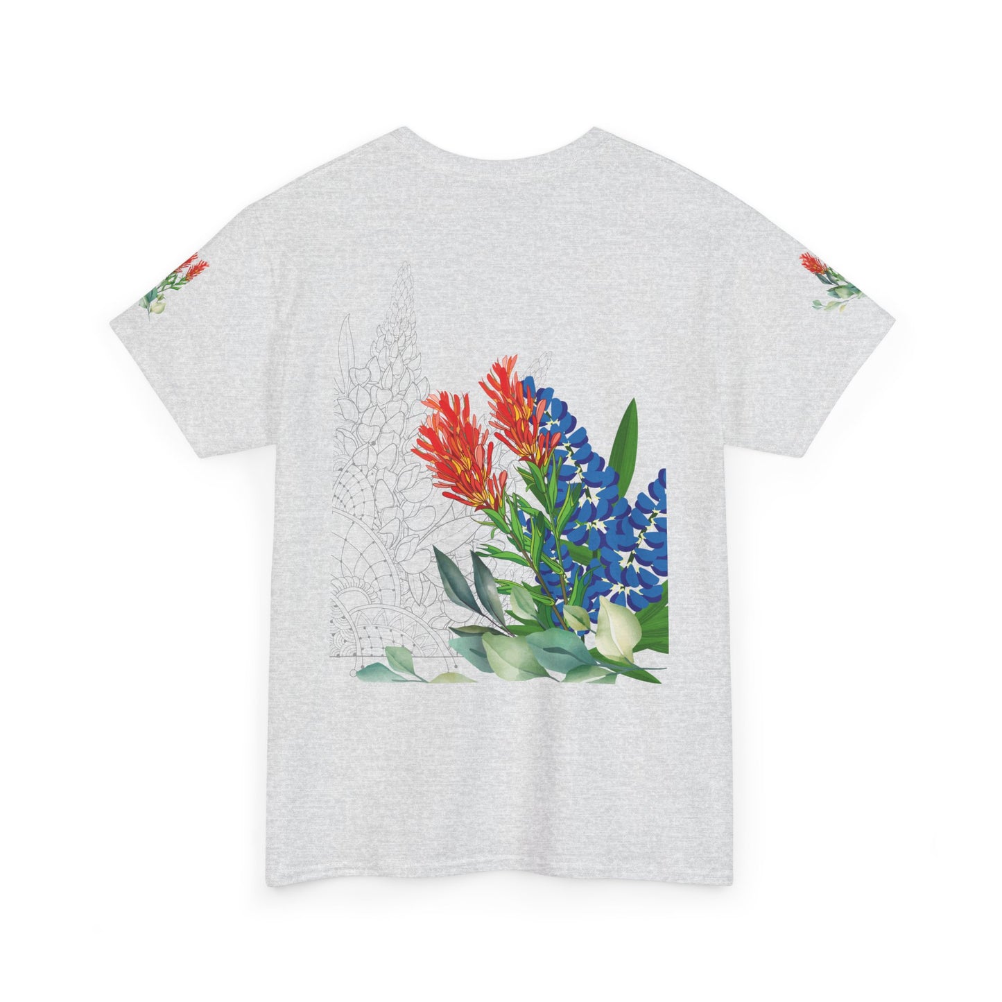 Floral Love Happens Unisex Heavy Cotton Tee
