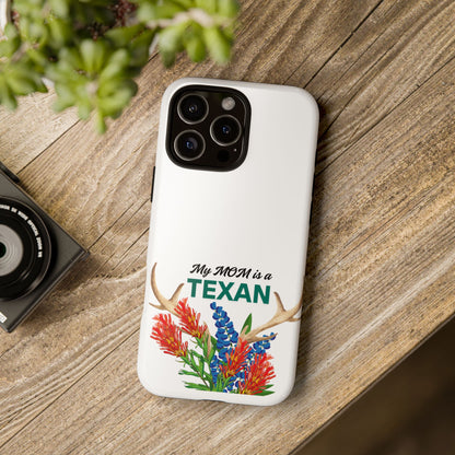 Texas MOM Phone Case - Tough & Stylish Floral Design
