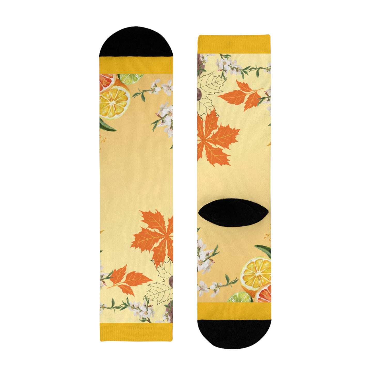 Whispering Maple Crew Socks - Cozy Everyday Essentials, Gift for Her, Stylish Footwear, Fun Accessories